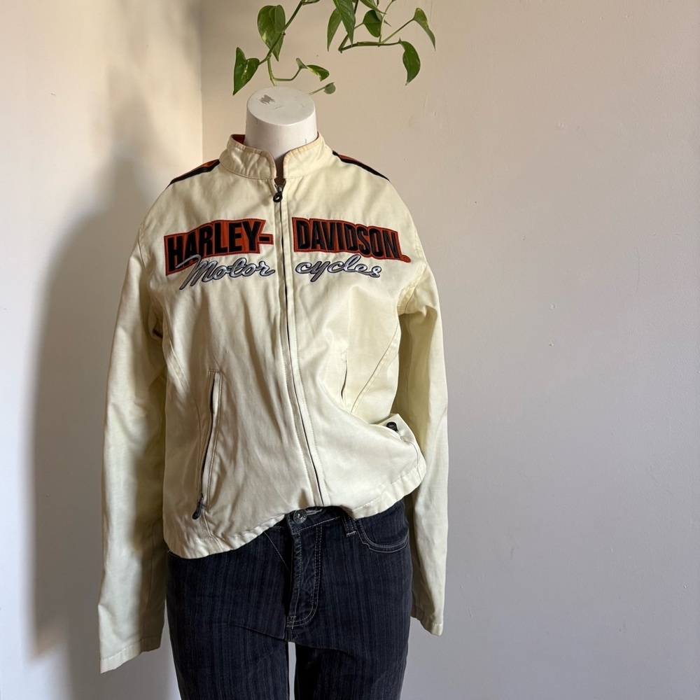 Vintage Harley-Davidson Bomber Jacket – Size M